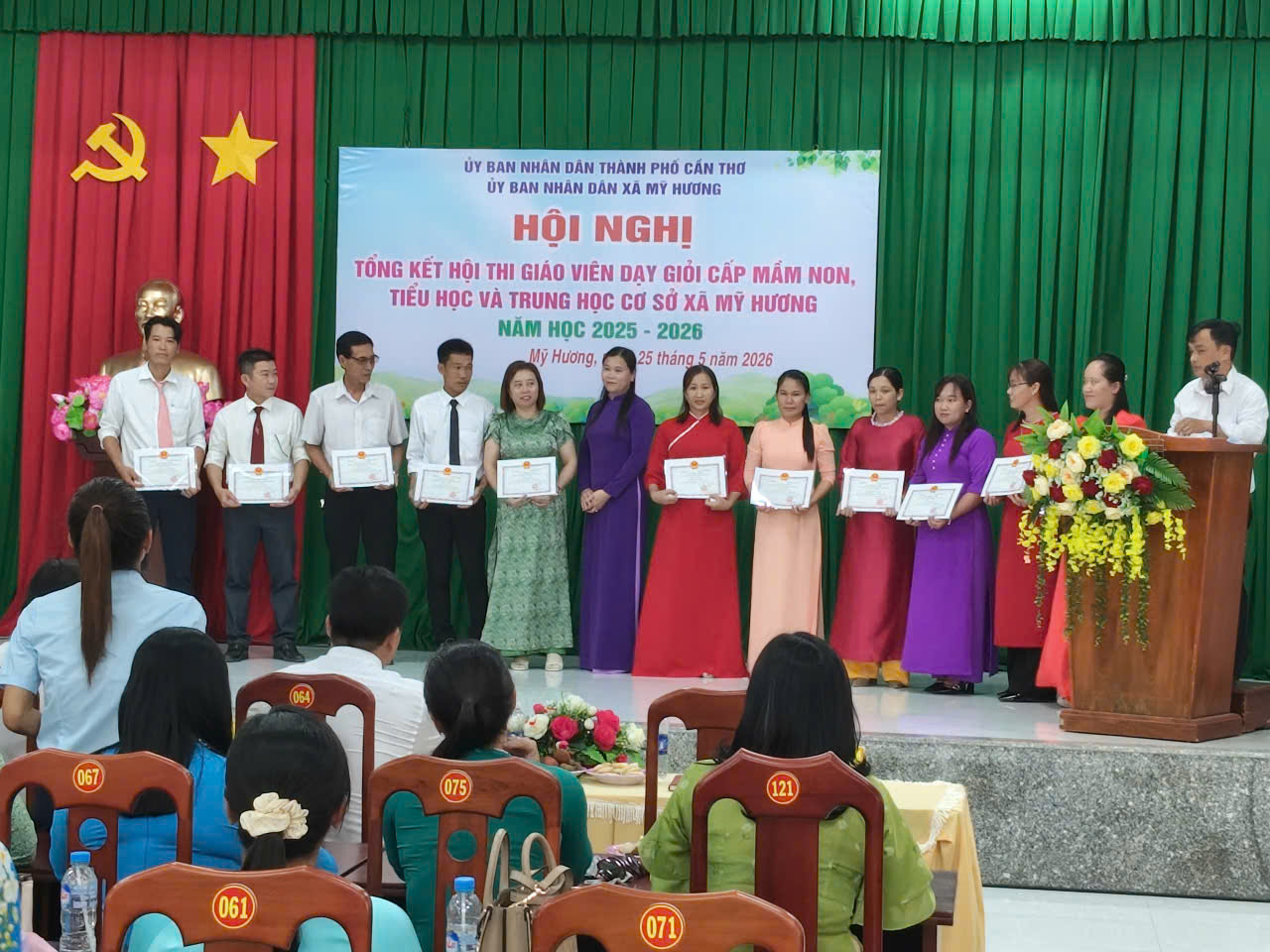 TRƯỜNG TIỂU HỌC MỸ HƯƠNG A THAM DỰ TỔNG KẾT HỘI THI GIÁO VIÊN DẠY GIỎI CẤP XÃ NĂM HỌC 2025–2026
