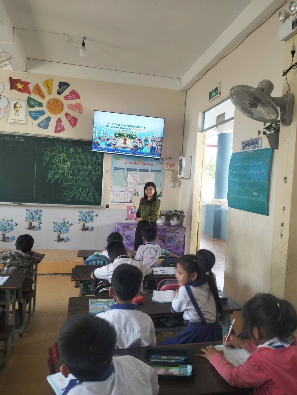 TRƯỜNG TIỂU HỌC MỸ HƯƠNG A, XÃ MỸ HƯƠNG HƯỞNG ỨNG NGÀY SÁCH VÀ VĂN HÓA ĐỌC VIỆT NAM NĂM 2026