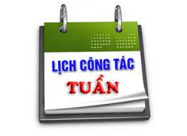 LỊCH CÔNG TÁC TUẦN (Từ ngày 06/11/2023 đến ngày 12/11/2023)