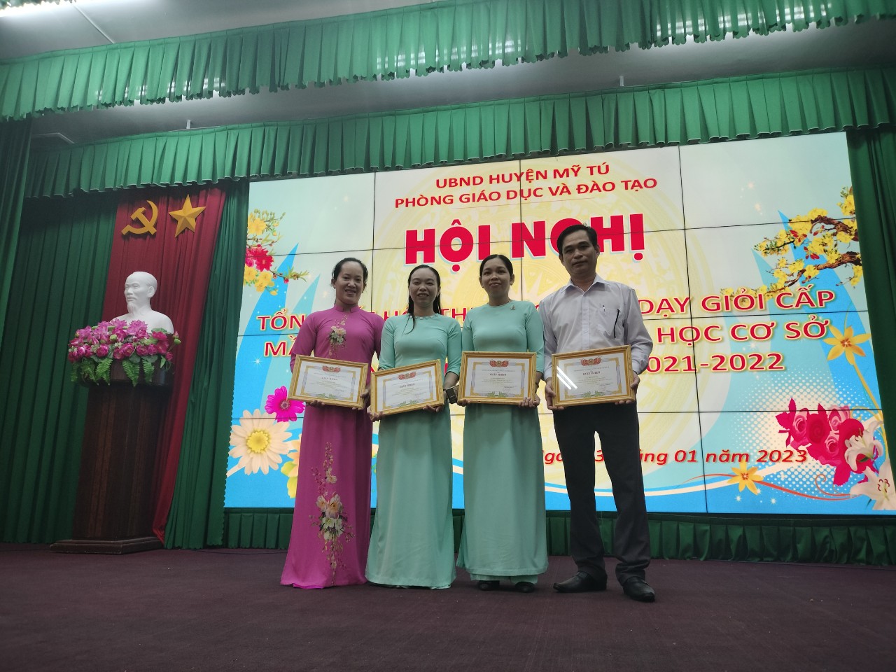 Kết quả hội thi giáo viên dạy giỏi cấp tiểu học huyện Mỹ Tú năm học 2021-2022